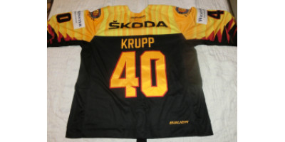 DEB Gameworn Eishockeytrikot #40 Björn Krupp