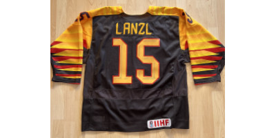 Gameissued Eishockeytrikot WM 2020 #15 Andrea Lanzl Rekordnationalspielerin