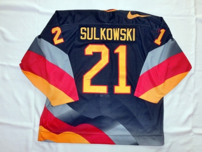 DEB Gameworn Eishockeytrikot U20 WM 1998 - David Sulkovsky