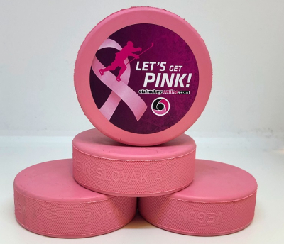 Charity Eishockey Puck pink 2019